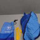 Beach Blanket Waterproof Sandproof Beach Mat 79" X 83"/10'x9'for 2-8 Adults Quick Drying Outdoor Picnic Mat Beach Accessories for Travel, Camping, Hiking (Blue)