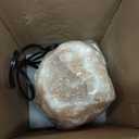 Himalayan Salt Lamp with Dimmer Switch - Natural Crystal Rock Night Light for Home Decor - Hand Carved Salt Lamp with Wooden Base - Soothing Amber Glow Night Light & Gifts (2-3LB)