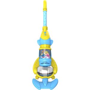 Core Innovations Pinkfong Baby Shark Kids Vacuum Cleaner for Toddler, Toy Vacuum That Really Works with Light & Realistic Sounds, Baby Play Vacuumm for Children Girls Boys (Blue, Green)