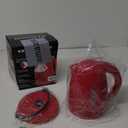 OVENTE Electric Kettle, 1.7L Fast Boiling Water Heater for Coffee or Tea, BPA Free with Water Level Gauge, Auto Shut-Off, Boil-Dry Protection, Indicator Light and Removable Filter, Red KP72R