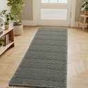 H.VERSAILTEX Waffle Bath Mat Super Absorbent Bathroom Mats Non Slip Bath Rugs for Bathroom Floor Machine Washable Dry Fast Bathroom Rugs for Beside Tub, 24" x 60", Smokey Olive