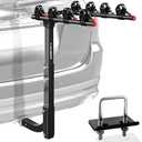 IKURAM R 4 Bike Rack Bicycle Carrier Racks Hitch Mount Double Foldable Rack for Cars, Trucks, SUV's and minivans with a 2" Hitch Receiver
