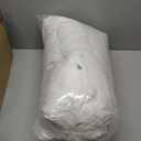 CYMULA Twin XL Mattress Topper - Soft Cooling Mattress Pad for College Dorm Room Essentials - Extra Thick Long Protector Cover for Back Pain, Single Bed Topper Pillow Top with 8''-21'' Deep Pocket (White)