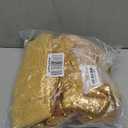 Gold Sequin Backdrop Curtains,2 Panels 4FTx8FT Gold Curtain Backdrop Glitter Party Decorations Background Drapes for Wedding Birthday Anniversary Graduation Photo Booth Decor