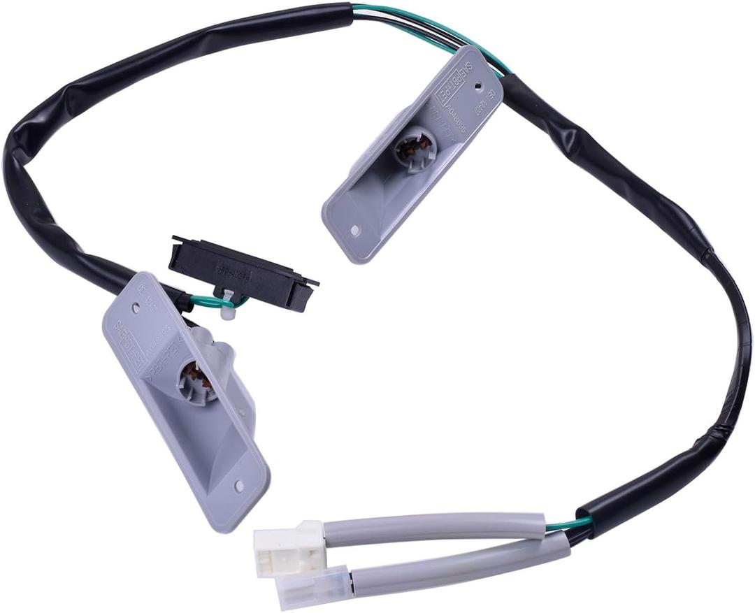 Rear License Plate Lamp Light Socket Wire Harness Compatible with Subaru Forester 2.5L 2009-2013 84931-SC060 84931SC060, White 