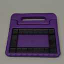 Kids Case for Fire 7 Inch Tablet 9th/7th/5th Generation Tablet (2019/2017/2015 Release) Kid-Proof & Shockproof Case Sturdy Soft Durable EVA Protective Cover with Convenient Handle, Purple