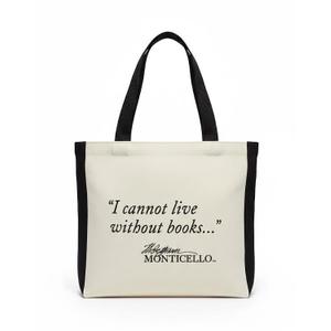 I Cannot live without Books ...Tote Bag Pack of 2
