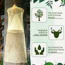 Qualirey 8 Pack Spotted Lanternfly Traps Lantern Fly Killer Mesh Tree Trap with Jute Rope and Nails Effective Way to Catch Lantern Flies and Nymphs (Yellow)