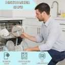 Stainless Steel Toddler Feeding Set 4 Pieces  Suction Plate, Silicone Bib, Spoon & Fork  Divided Plates for Baby Led Weaning, BPA-Free, Removable Shell (Mocha Mousse)