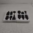 12pcs Glass Black Bud Vases Set, Small Vases for Flowers, Bud Vase for Centerpieces in Bulk, Mini Vintage Vase for Rustic Wedding Decorations, Office and Home Table Flower Dcor