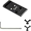 DPP Titanium Adapter Plate Compatible with Glock Gen 3 to Gen 5 17 19 MOS Holosun 407K/507K/EPS Carry/EPS/Romeo Zero