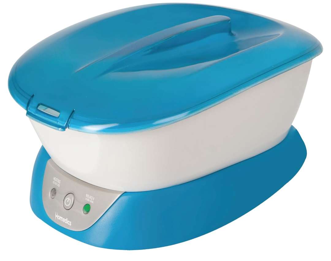 Homedics Paraffin Wax Machine for Hands  Hypoallergenic Hot Wax Hand Therapy Machine to Soothe and Moisturize Hands  Includes 3 Pounds of Wax and 20 Hand Liners