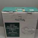 Food Party Hot Pot with Grill 2 in 1 Electric Smokeless Grill and Hotpot Pot Combo Korean BBQ Grill 110V 1700W