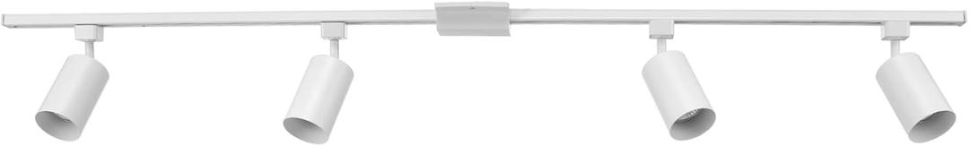 Globe Electric 59740 Tribeca 4-Light 56" Track Lighting Kit, Matte White