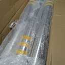 Safety Bollard,6 Pack,31.5" Stainless Steel 24 Anchors with Reflective Tape | OD 3.15",Wall 0.35",High-Intensity Reflective TapeWind Resistant,IP67 Waterproof,For Traffic Control,Driveway,Parking Areas