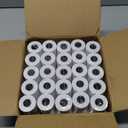 MFLABEL 2 1/4" Thermal Paper Rolls - 50 Rolls of 2.25 x 50' Credit Card Receipt Paper, Compatible with Clover POS, Visa/MasterCard Terminals, & Standard Credit Card Machines