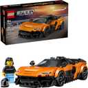 LEGO Speed Champions McLaren W1 Race Car Toy for Boys & Girls, Ages 9+ - Building Set for Pretend Play & Display w/1 Driver Minifigure - Gift Idea for Kids & Supercar Fans - 77257