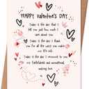 4 x Valentines Day Gifts for Him Her, Mens Valentines Day Gifts, Valentine's Day Card for Men Women Husband Boyfriend Wife (QQ-169)