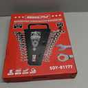 Premium 12-Piece SAE Ratchet Wrenches Set with Magnetic Organizer 1/4"-7/8", 72-Tooth Ratcheting Wrench Set, Cr-V Steel Ratchet Combination Wrench Set for Automotive, Machine Repair