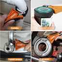 10 x 2-Pack Strap Wrench,Oil Filter Wrench with Diameter 6" and 4" Heavy Duty Rubber Strap,Adjustable Blet Wrench as Jar Opener,Water Filter,Plumbing,Sink Wrench Faucet Tool (Orange)