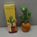 Emoin Dancing Talking Cactus Toy, Cactus Baby Toy Singing Children's Song, Mimicking Recording Repeating What You Say, Educational Interactive Baby Boys Girls Toys (Volume Adjustment)