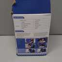 SARISUN Travel Pillows for Airplanes with Sleep Eye Mask, Chin Strap, Airplane Pillow for Long Flights, Car Road Trip, 360 Support Headrest, Stop Bobblehead, Mottled Blue