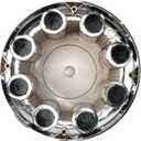 4PCS Wheel Center Hub Caps w/Lug Nut Covers for Chevy Avalanche Silverado Suburban Tahoe, for GMC Sierra Yukon 1500 2500 HD Classic 16 Inch Van Truck Rim Hubcaps # 15039488 909002
