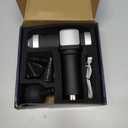 Deep Tissue Massage Gun, Portable Percussion Electric Muscle Massager for Pain Relief, Handheld Massagers with 30 Speeds & 6 Attachments for Back and Neck, Gifts for Men Women (Black)