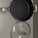MsMk Nonstick Deep Frying Pan, 4.5 Quart Sauté Pan with lid, 11 inch, Stay-Cool Handle, Smooth Bottom, PFAS Free Non-Toxic, Oven safe to 700, Induction, Ceramic and Gas Cooktops