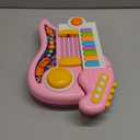 Kids Guitar, Electric Toddler Baby Music Toys for Ages 2-4 with Piano Mode Strap and Lights Child Musical Instruments Ideal for 2+ Year Old Girls Boys Birthday