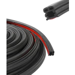Car Door Seal Strip,Car Accessories Weather Stripping Door Seal,Automotive Weather Stripping,Universal Soundproof Double Layer Auto Weather Strip,Suitable for Most Cars,Trucks,Vans (52.5Ft)