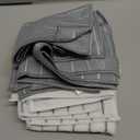 AIDEA Kitchen Towels, Absorbent Dish Cloth for Kitchen, Soft Dish Towels for Home, Multi-Purpose Cloths for Household Cleaning and Drying-8PK, 12x12 (White/Grey)