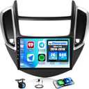 2G+64G Car Radio for Chevrolet Chevy Trax 2014-2016 with Wireless Carplay Android Auto,9 Touchscreen Android 15 Car Stereo with Mirror Link WiFi/GPS Navigation Bluetooth FM/RDS SWC+Rear Camera