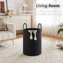 Artfeel Laundry Basket,Woven Cotton Rope Laundry Hamper,60L for Decorative Storage of Dirty Clothes,Toys and Blankets in Bathroom,Baby Room and Living Room