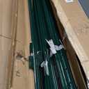 ARIFARO Metal Fence Posts 7 Feet assemblable,Pack of 10,Sturdy Duty No Digging Garden U Post for Wire Fencing Steel Poles for Yard, Outdoor