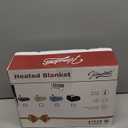 Homemate Electric Heated Blanket Full Size - 72"x84" Heated Bed Blanket Throw with 10 Heating Levels 8 Hours Auto Off Fast Heating Over-Heat Protection-Ultra Soft Flannel ETL Certified, Blue