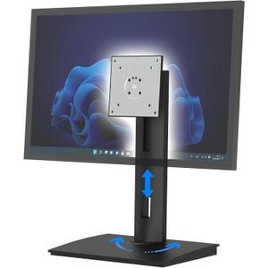 Vesa Monitor Stand with Spring-Adjustable Height, Swivel, Tilt, Rotation Vesa Stand, Compatible with Monitors Within 27 inch and Weighing Between 4.8-7.8lb (Black, Only for 4.8-7.8 lb Monitor)