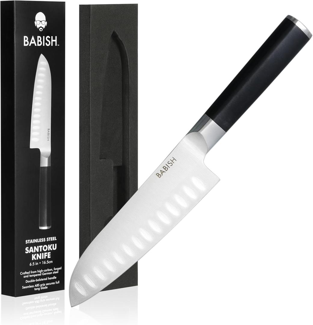 BABISH Stainless Steel Santoku Knife