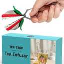 Cute Tea Infuser by OTOTO - Loose Leaf Tea Steeper, Tea Accessories, Tea Diffusers, Tea Infuser for Loose Leaf Tea, Tea Strainers, Cute Gifts, Tea Gift Set, Kitchen Gifts, Cooking Gadgets