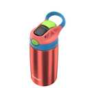 Contigo AUTOSPOUT Water Bottle, 13 oz, Coral Blue/Poppy