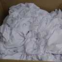 VEVOR 100 Pcs White Chair Covers Polyester Spandex Chair Cover Stretch Slipcovers for Wedding Party Dining Banquet Flat-Front Chair Covers