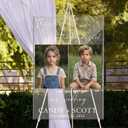 Novabright 6 Pcs These Kids Are Getting Married Acrylic Wedding Welcome Yard Sign 15.8 x 23.6 Inch Large Personalized Wedding Sign with Heavy Duty Metal Stand for Bride Groom Childhood Photos Display, 24 X 16 inch