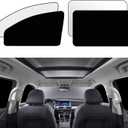ZATOOTO Car Window Shades Sun Shade for Privacy 4Pack, Car Window Covers 100% Light Blocking for Sleeping & Stay Cool, Reflects Sunlight, Universal Fit (4Pcs set)