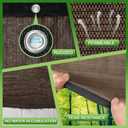 90% Sun Shade Cloth with Grommets, 8 X 12 FT Pergola Shade Cover, Mesh Tarp Sun Screen for Patio, Outdoor, Garden, Backyard