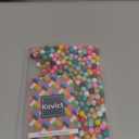300Pcs Silicone Beads 9mm Mix Color, Bulk Silicone Beads 9mm for Keychain Pens and Bracelet Making(Multicolor)