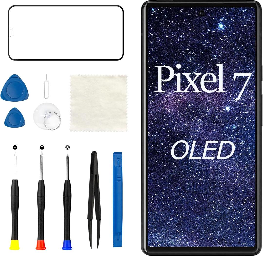 OLED for Google Pixel 7 Screen Replacement Digitizer Display Touch GVU6C GQML3 Assembly with Repair Kits