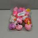 Anditoy 24 Pack Valentines Rubber Ducks Toys Bath Toys for Kids Toddlers Valentines Day Gifts School Class Classroom Prizes Party Favors