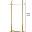 Gold Arch Clothing Rack, Freestanding Metal Garment Rack