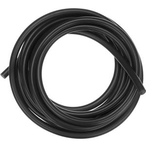 Silicone Tubing, 5/32"(4mm) ID x 1/4"(6mm) OD Silicone Rubber Vacuum Tube, 11ft(3.5 M) High Temp Water Air Hose Pipe for Pump/Liquid Transfer/Home Brewing/Winemaking [Black]