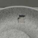 liefoytimn Tunnel nest, Donut nest, Fun Ventilation peep Hole, Detachable Zipper cat Bed, Felt Washable, All Season Universal cat Bed Suitable for Cats (Light Gray, Small)